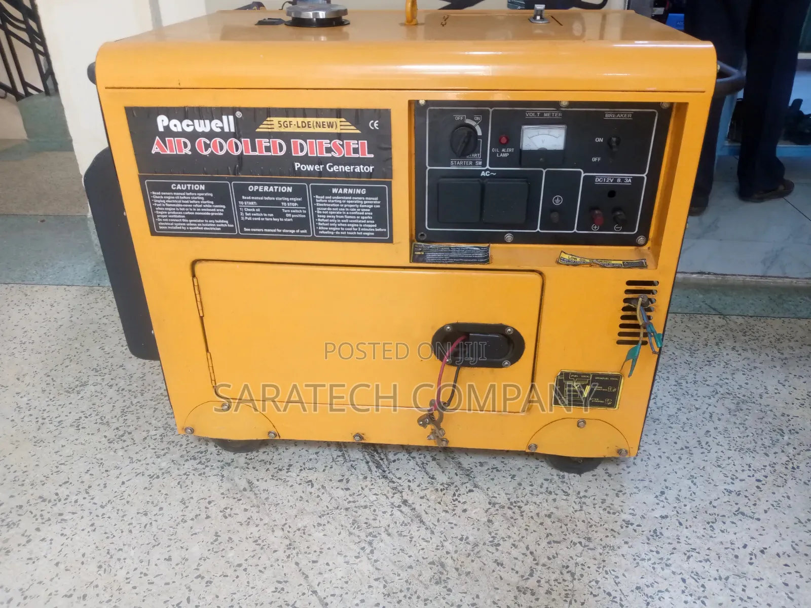 Pacwell Air Cooled Diesel Power Generator