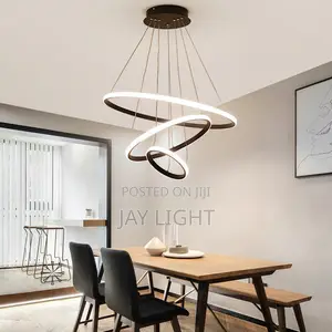3-Ring Acrylic LED Chandelier New Design Circle Hanging Pendant Light