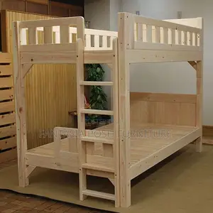 4x6 Natural Wood Double Bunk Bed in Kikuyu: Pay on Delivery