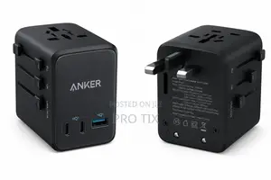 Anker Nano Travel Adapter (4-in-1, 65w) Black
