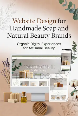 Website Design for Handmade Soap and Natural Beauty Brands