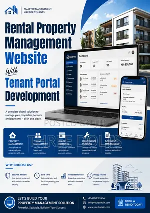 Rental Property Management Website With Tenant Portal Development