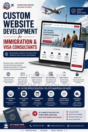 Custom Website Development for Immigration and Visa Consultants