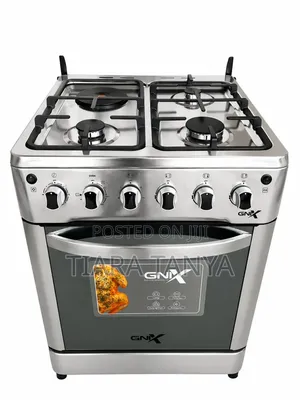 GNIX BLACK – 60×60 Premium Cooker With Food Warmer Compartment
