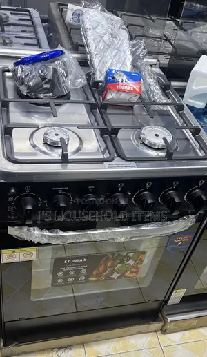 Ecomax 3 Gas +1electric Cooker-60*60Standing Oven Grill