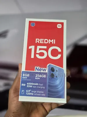 New Xiaomi Redmi 15C 4G 256 GB Black