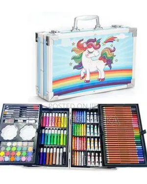 Kids Aluminium Art Set for Drawing 145 PCS