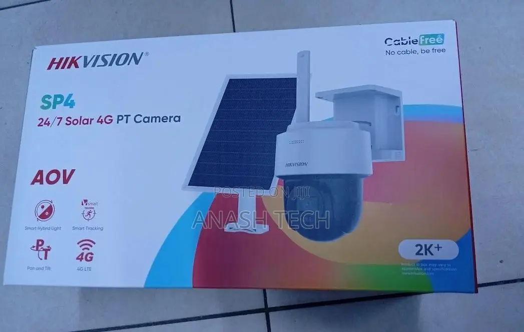 Hikvision SP4 Solar PT Camera – 4MP Wireless Outdoor Security Camera
