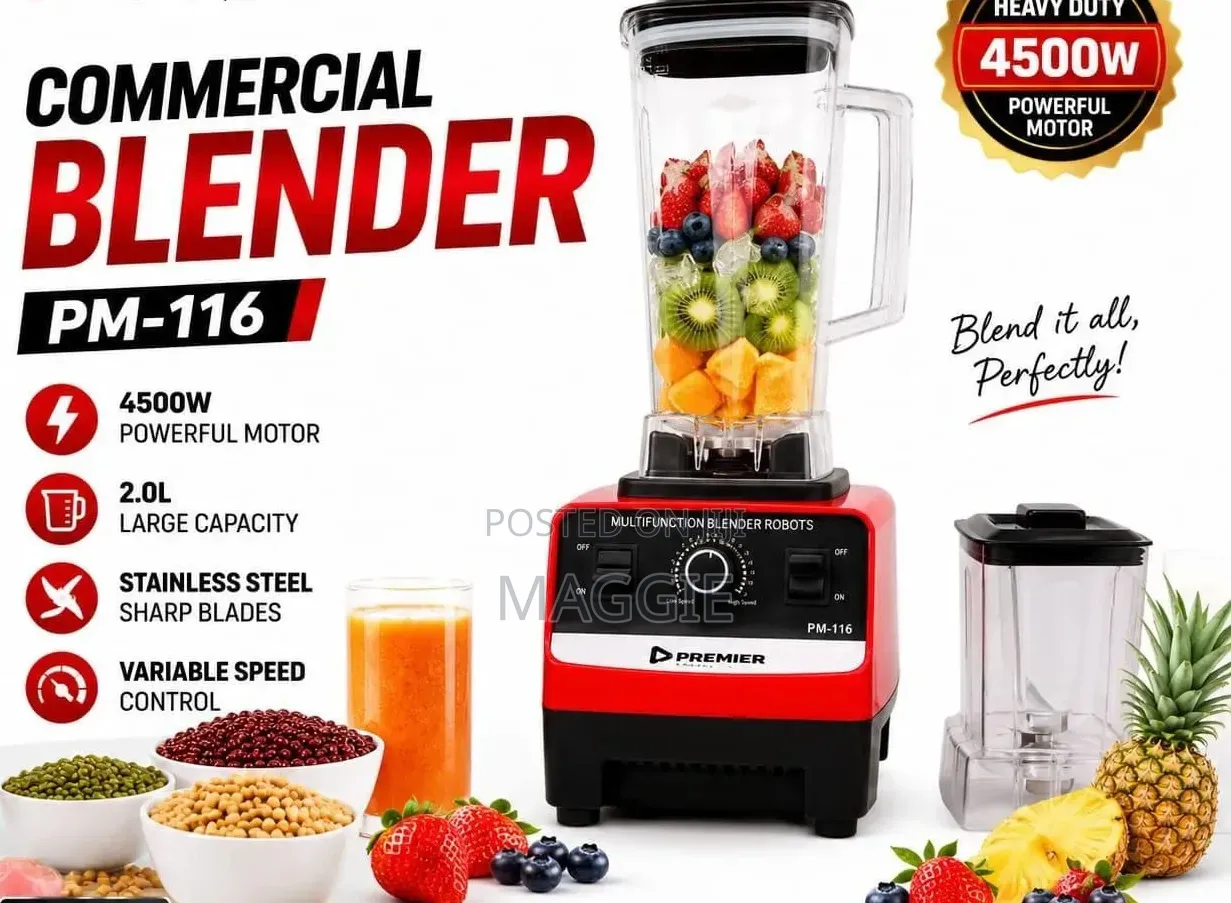 Heavy Duty 4500W Commercial Blender