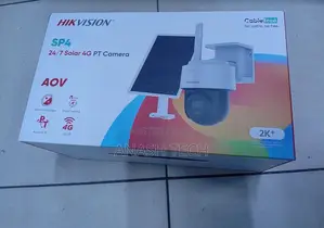 Hikvision SP4 Single Lens Solar CCTV Camera4G LTE, Two-Way Audio