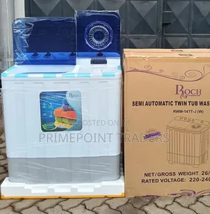ROCH 14KG Twin Tub Washing Machine – Heavy-Duty Cleaning Made Easy