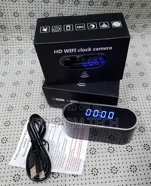 Hd Digital Clock Spy Camera for Home Office Monitoring