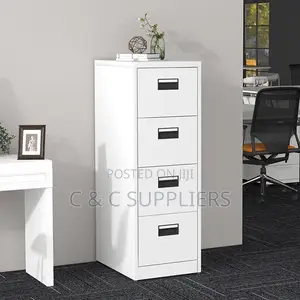 4-Drawer Reception Metallic Cabinet
