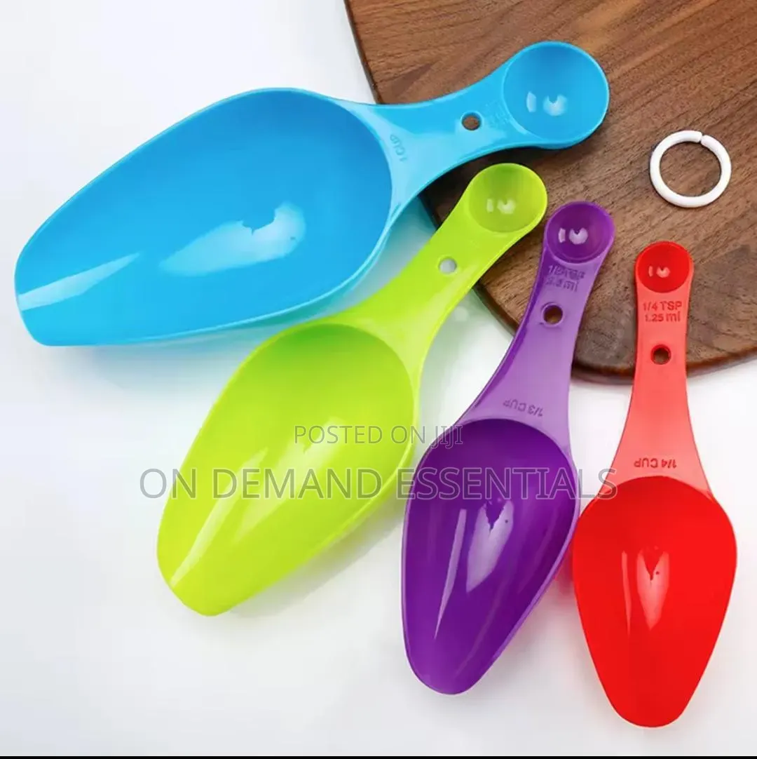 Measuring Scoops Multicolour 4pcs Set