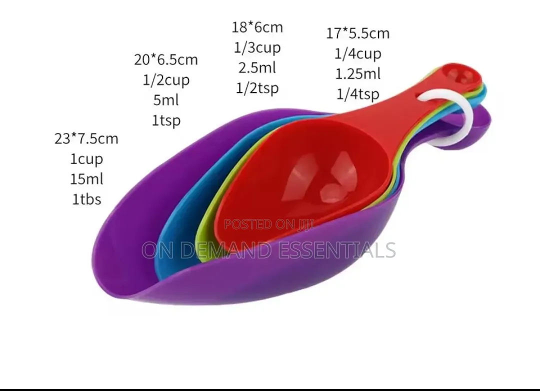Measuring Scoops Multicolour 4pcs Set