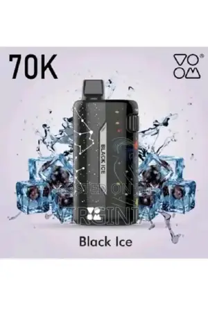 Voom Meteor Smart Disposable Vape Black Ice , Puffs, Rechargeable