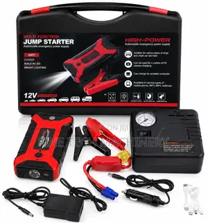 Multifunctional Car Jump Starter With Air Compressor