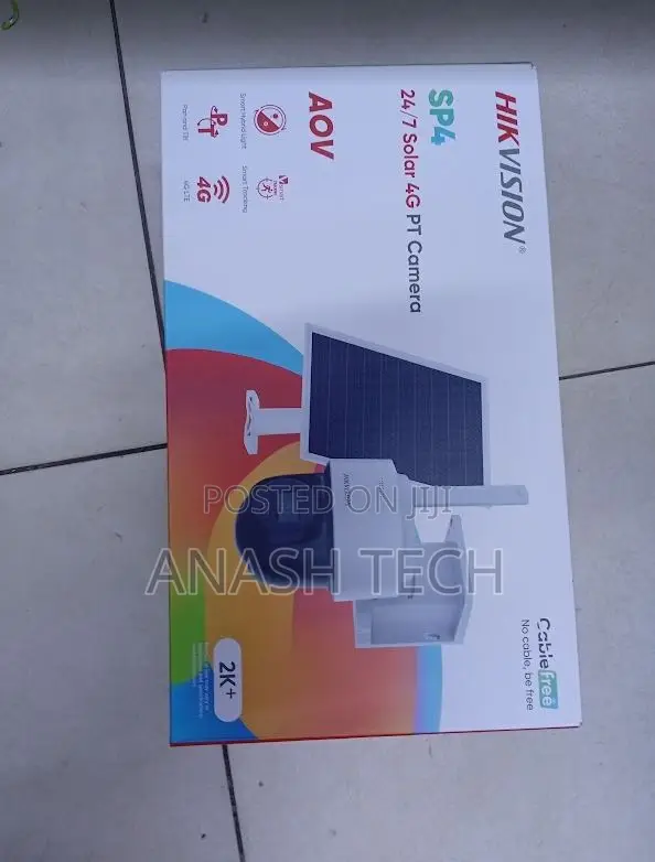 Hikvision SP4 Resolution Single Lens Solar CCTV Camera