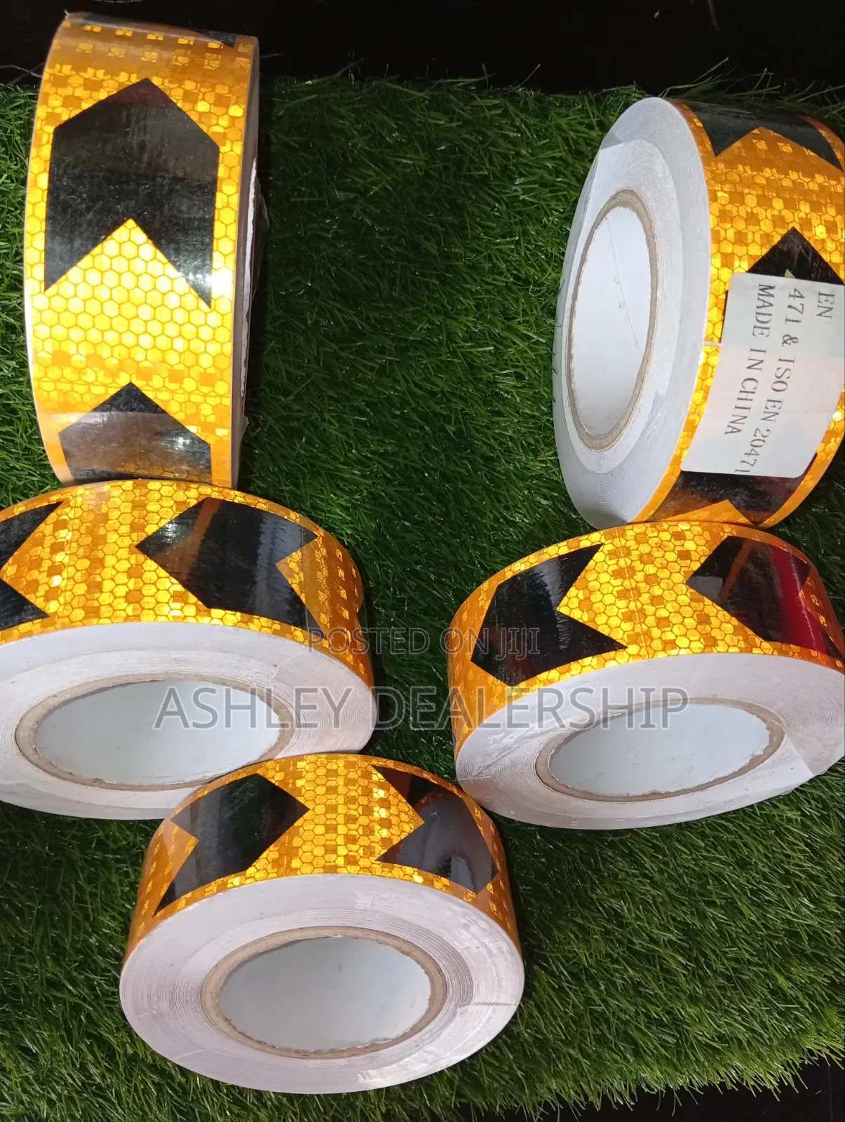 High-Visibility Reflective Hazard Tape