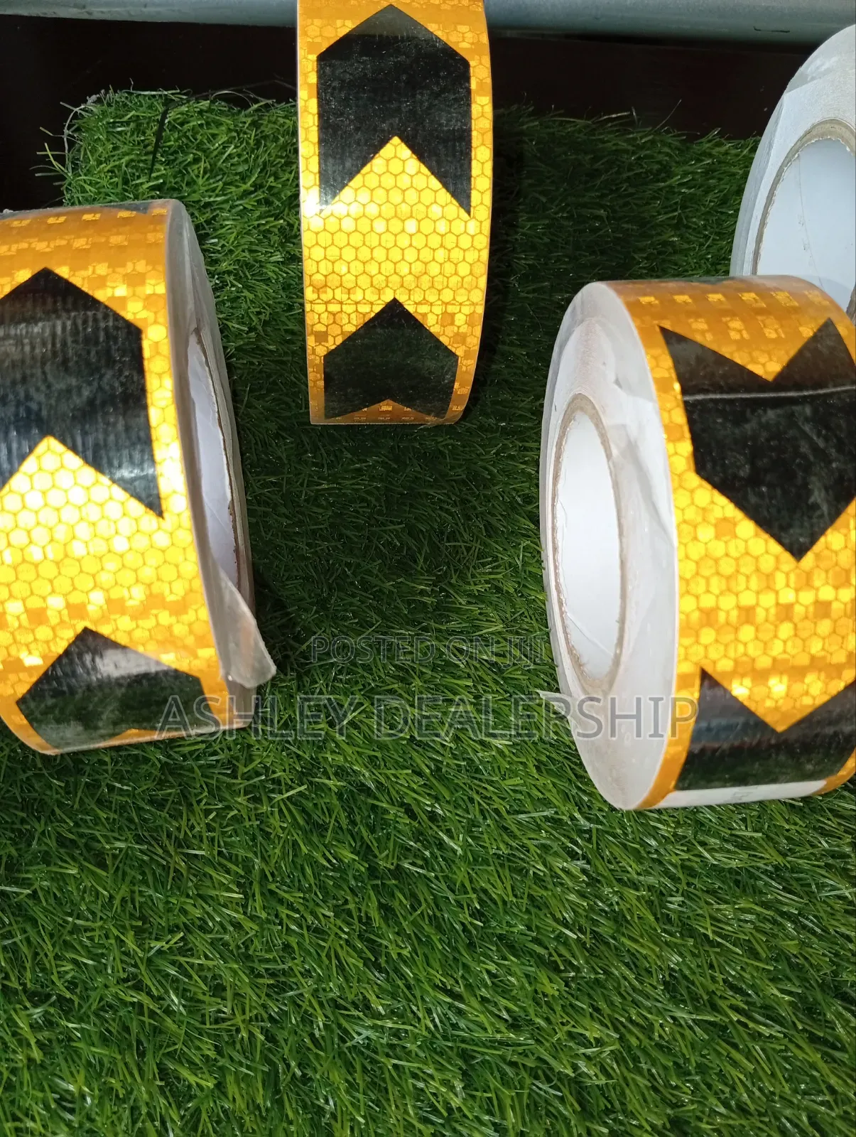 High-Visibility Reflective Hazard Tape