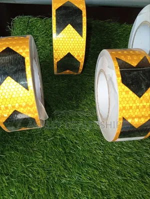 High-Visibility Reflective Hazard Tape