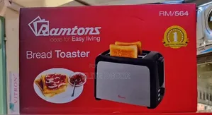 Ramtons RM/564 2-Slice Pop-Up Toaster – Stainless Steel With Defrost
