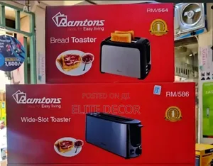Ramtons RM/564 2-Slice Pop-Up Toaster – Stainless Steel With Defrost