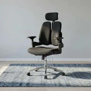 Office Chair: Office Dual Full Fabric Orthopedic Chair