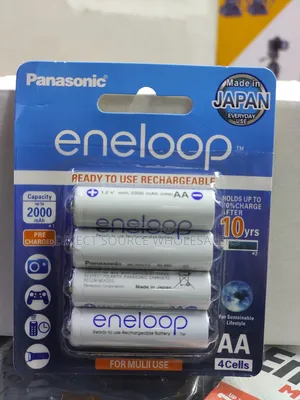 Panasonic Eneloop Rechargeable AA Batteries (4 Pack)
