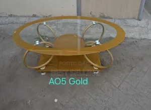 Ultimate Glass Top Coffee Table Oval Shape