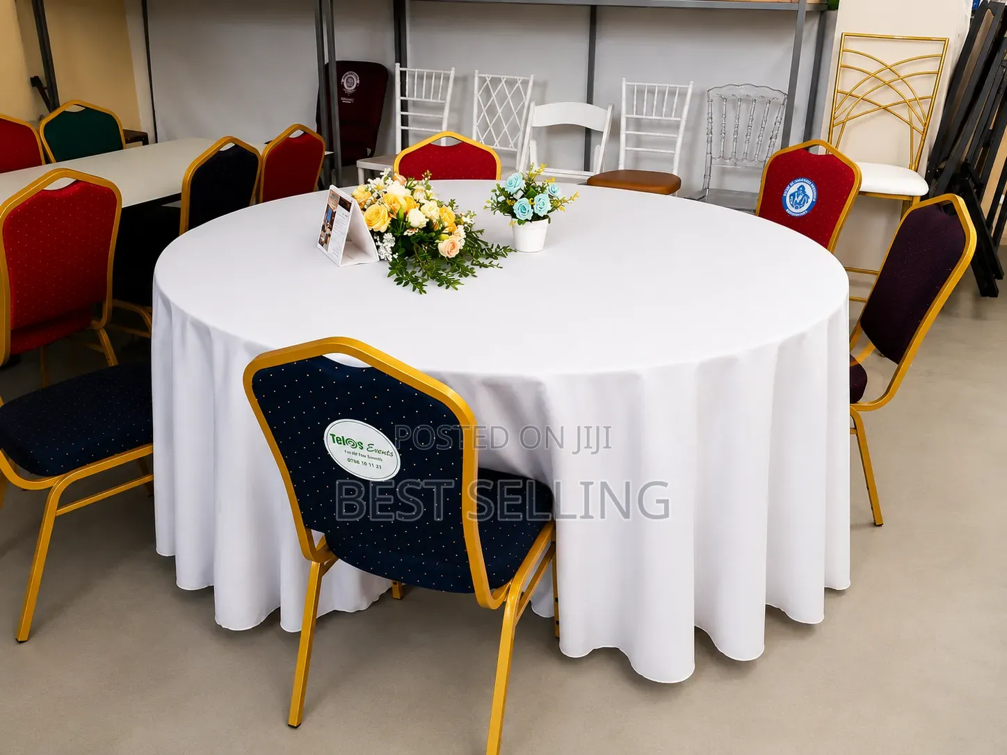 Modern Round Conference Folderble Table 1.8 MTRS