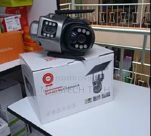 4G Solar PTZ Camera – Dual Lens 360° Outdoor CCTV