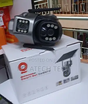 Outdoor 4G Solar Security Camera – Dual Lens PTZ