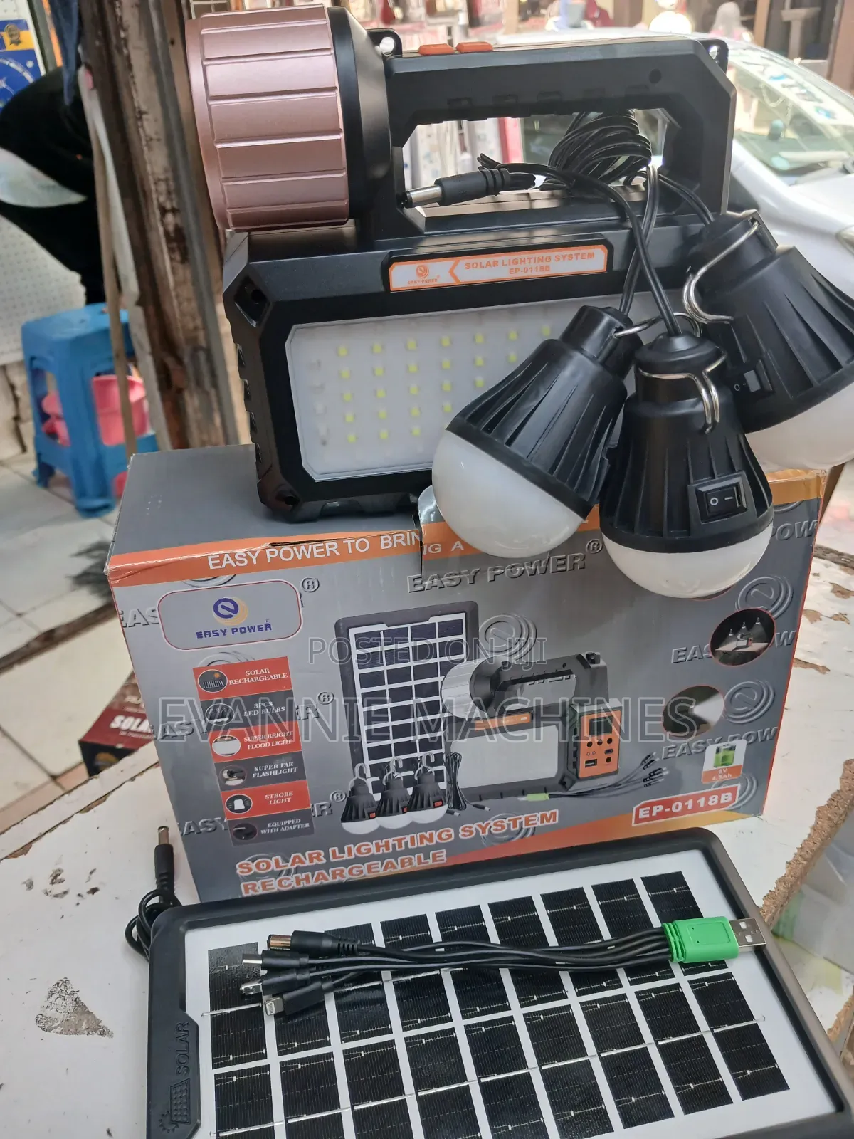 Solar Lighting System /Rechargeable