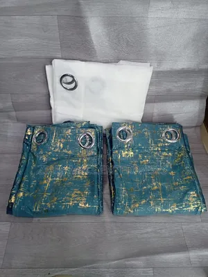 3 PC Curtains With Sheer