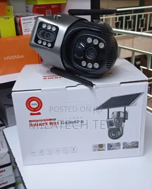 Smart Dual Lens 4G Solar Camera – Outdoor PTZ CCTV Security System