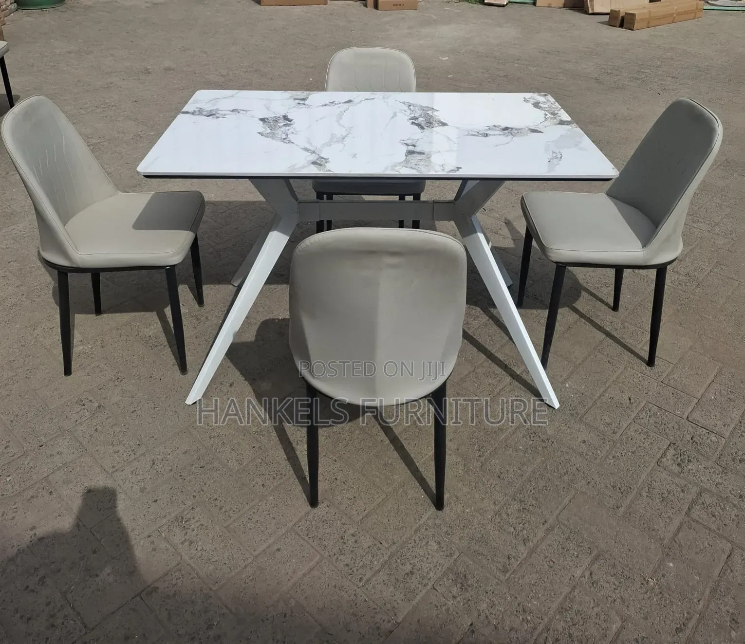 Modern Marble 4 Seater Dining Table