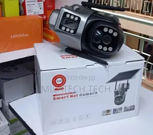 Dual Lens 4G SIM Solar CCTV – HD Outdoor Surveillance Camera