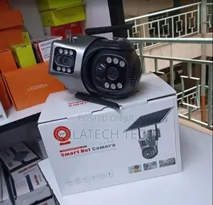Dual Lens 4G SIM Solar Camera – HD CCTV Security System