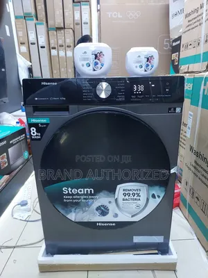 Hisense 8/5kg Wash Dry [Free Shockpads Cover) [Pay After Delivery]