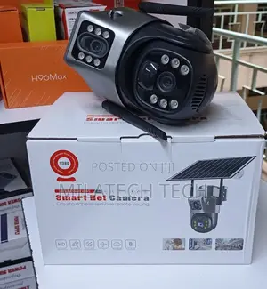 Solar CCTV Security Camera – Dual Lens SIM Card Outdoor PTZ