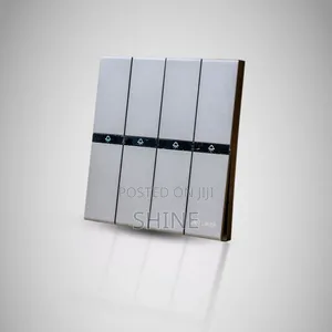 Modern Silver Switches and Sockets