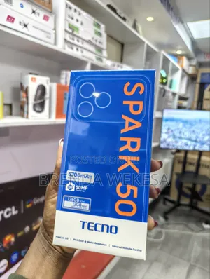 New Tecno Spark 50 128 GB Black