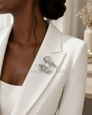 Pretty Elegant Silver Brooch Pins | Cloth Pin | Women Jewelry