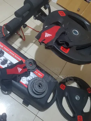 50kgs Cast Iron Barbell and Dumbell Set