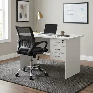 Office Desk; 1.2m Study Desk and Chair Combo