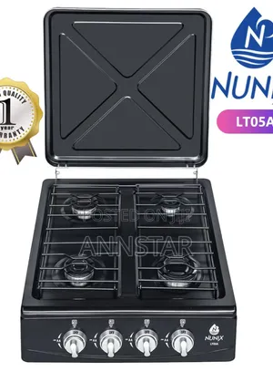 New Model Nunix Table Top Cooker Full Gas Burner Stove