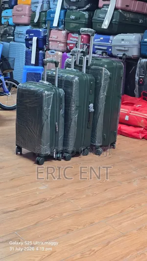 Rubber 3 in 1 Suitcase