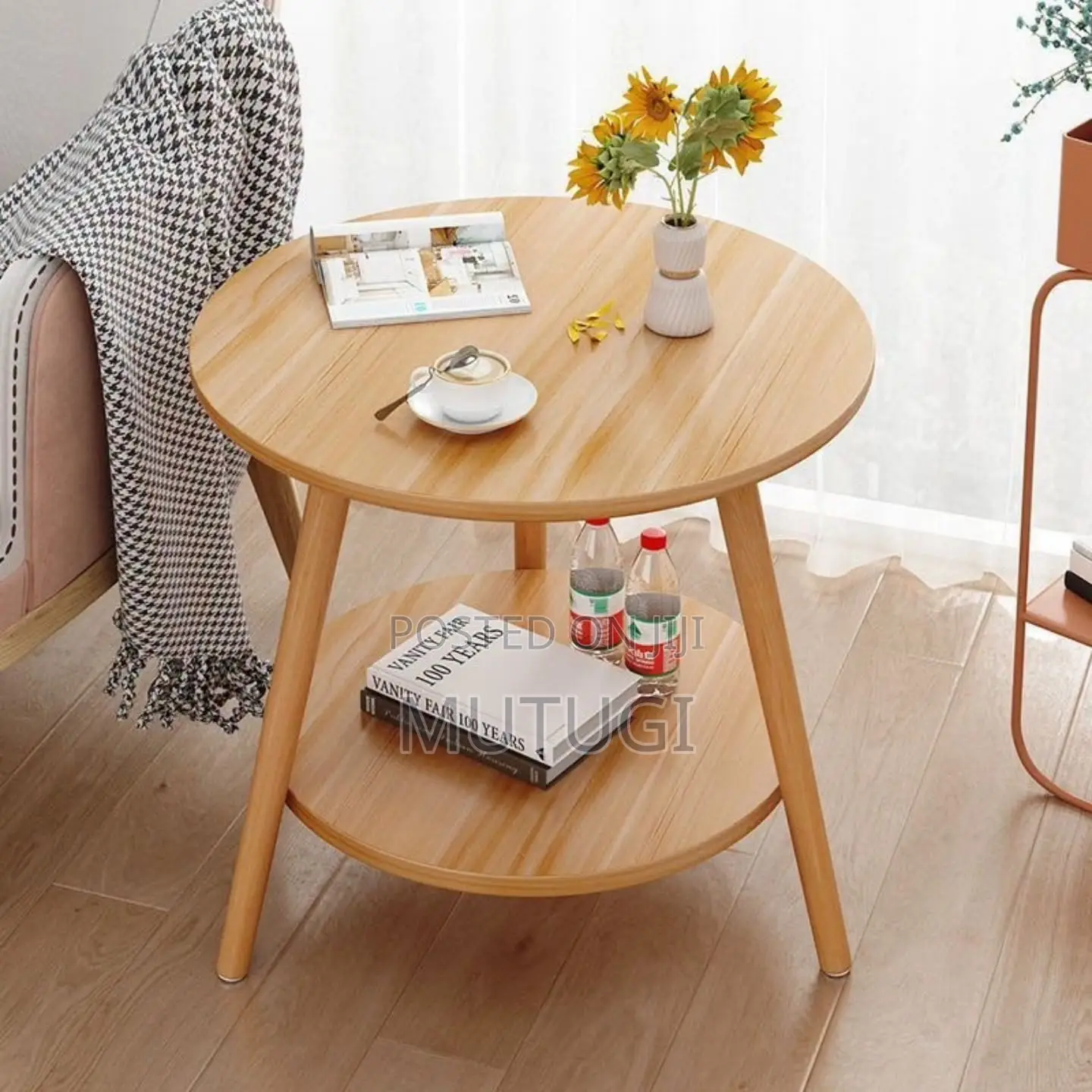 2 Layer Minimalist Nordic Style Coffee Side Table
