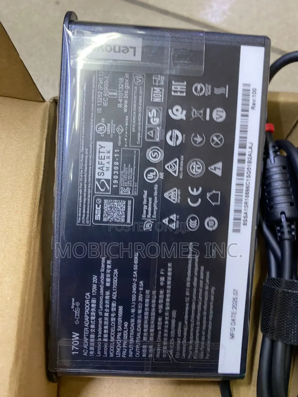 Lenovo 170W AC Adapter (Slim Tip / USB Rectangular)